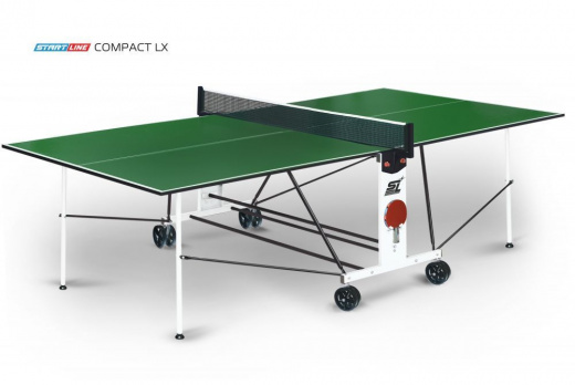 Теннисный стол Compact LX  с сеткой  Зеленый (без канта)