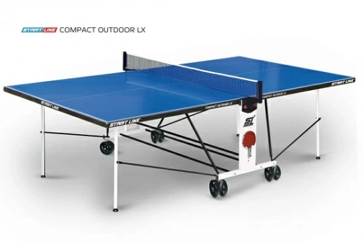 Теннисный стол Compact-2 LX Всепогодный Синий