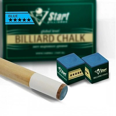 Мел Startbilliards 5 звезд синий (12 шт. качества 8А)