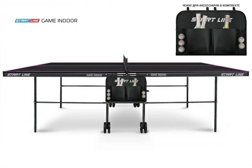 Теннисный стол Game с сеткой Black