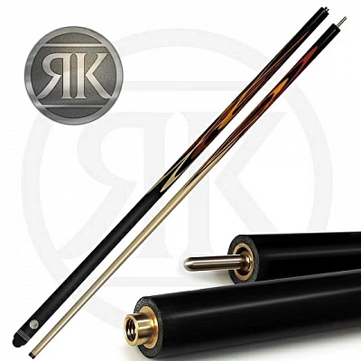 Кий Коралл, черный граб/красный граб /белый граб, 16-запилов, 2PC
