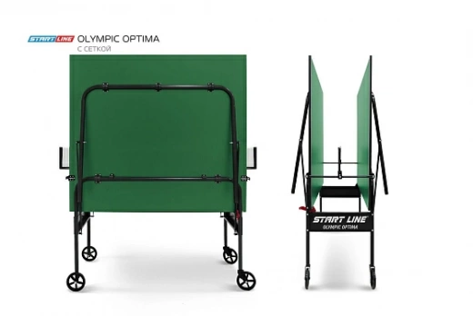 Теннисный стол Olympic Optima с сеткой Зеленый