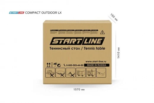 Теннисный стол Compact -2 LX Всепогодный Синий NEW
