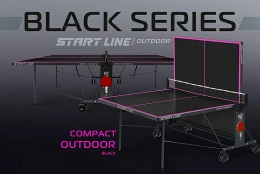 Теннисный стол Compact-2 LX Всепогодный 6 Black