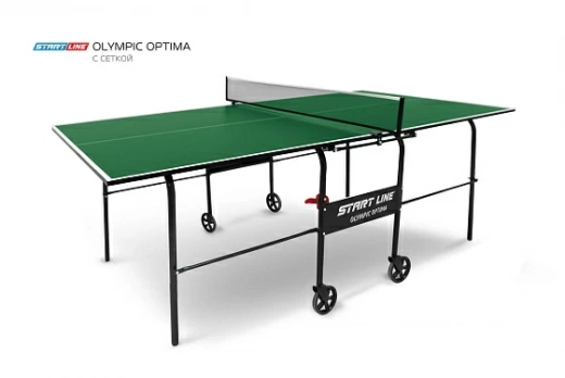 Теннисный стол Olympic Optima с сеткой Зеленый